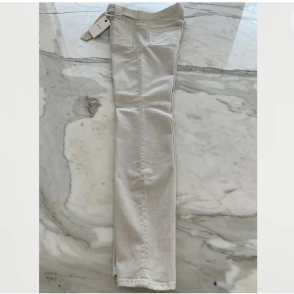 MOTHER THE LOOKER OATMEAL JEAN PANTS SIZE 28 NWTS! - Picture 1 of 13